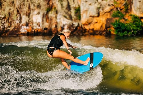 Liquid Force 2024 Wake Foamie Skim 3ft 8in Wakesurf Board Blue