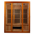 Maxxus Sauna Alpine 3 Person Low EMF FAR Infrared Sauna Canadian Hemlock