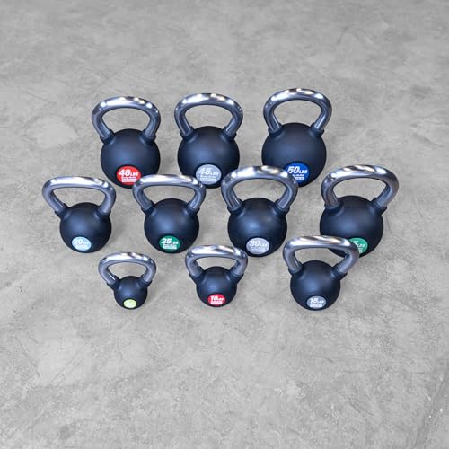 Body-Solid Cast Iron Kettlebell Set 5-50lb Black