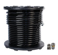 Schieffer Co. 3/8in. x 300ft. 4000 PSI Thermoplastic Sewer Jetter Hose with 8.0 Orifice Button Nose and Rotating Nozzles Clear