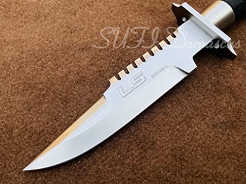 SUFI Custom Handmade 5160 Spring Steel Commando Bowie Tactical Knife