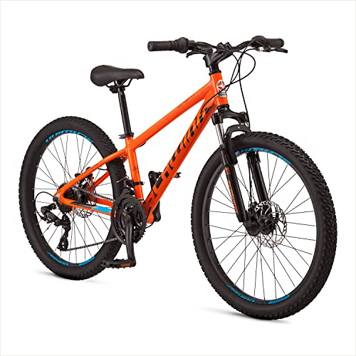 Schwinn High Timber ALX Youth Mountain Bike 24-Inch 21-Speed Orange