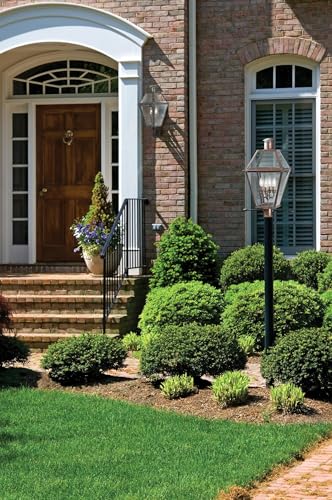 Quoizel Rue De Royal Charleston 4-Light Outdoor Post Lantern 26 Inch Aged Copper
