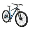 Mongoose Tyax Expert Mountain Bike 29-Inch Wheels Tectonic T2 Aluminum Frame Hydraulic Disc Brakes Mens Large Black/Blue