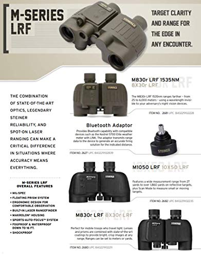 Steiner Military Binoculars 8x30 with Laser Rangefinder