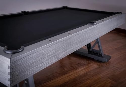 Empire USA Plank & Hide Amber Billiard Pool Table Charcoal