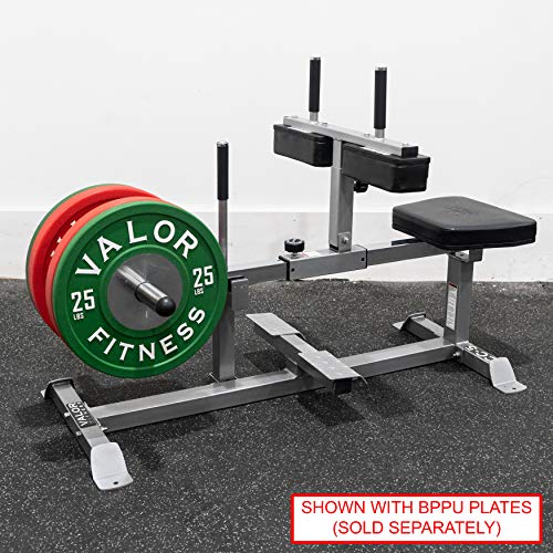 Valor Fitness CC-5 Seated Calf Machine Black Chrome