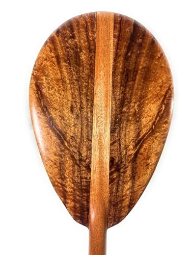 Tikimaster AAA Grade Watermarks Curls Koa Paddle 48 Inch Steersman