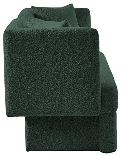 Meridian Furniture Marcel Collection Modern Loveseat Green