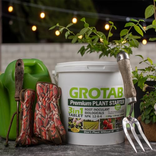 Envelor GROTAB 3-in-1 Plant Food Tablets 1500 Tabs Natural Fertilizer for Indoor Outdoor Plants