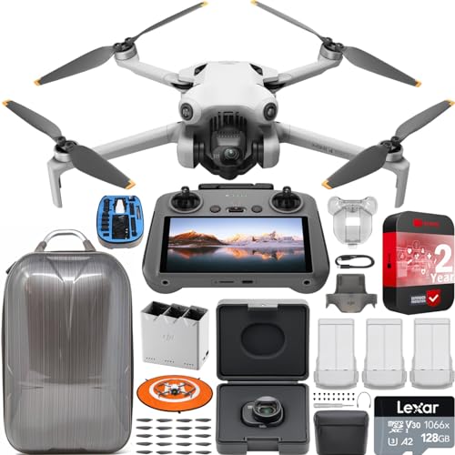 DJI Mini 4 Pro Folding Drone Fly More Combo Plus 4K HDR Under 249g