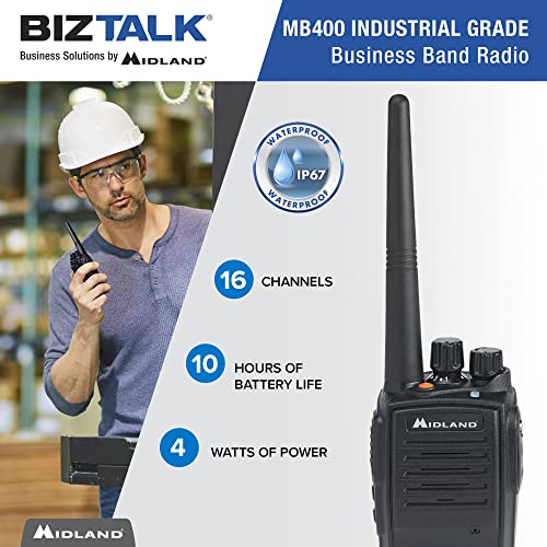Midland Business Two-Way Radio Bundle Black