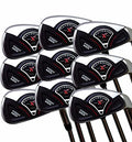 Extreme X7 Men's Complete Iron Set Right Handed Regular Flex Black