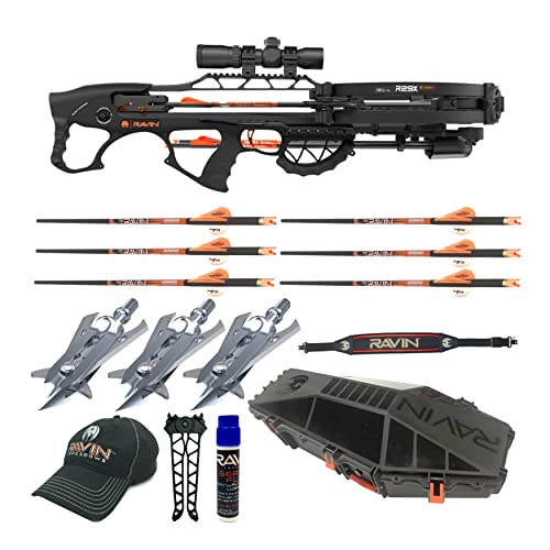 RAVIN Crossbows R29X 450 FPS Crossbow Package Hunter's Bundle Black
