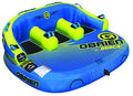 O'Brien Barca 3 Person Inflatable Towable Tube Yellow