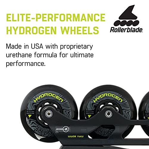 Rollerblade Twister XT Men's Urban Fitness Inline Skates Black/Lime