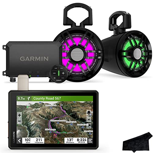 Certified Brands Garmin Tread Overland Rugged GPS Off-Road Navigator with Fusion Marine Audio System