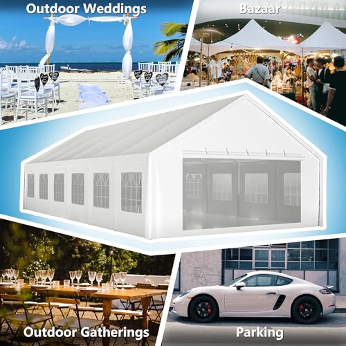 Thanaddo Heavy Duty Party Tent 20x40ft White