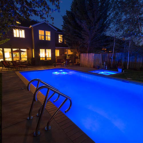 S.R. Smith PoolLUX Plus Kit with Wireless Remote and 3 Kelo LED Lights 80' Cord 60W Light Gray