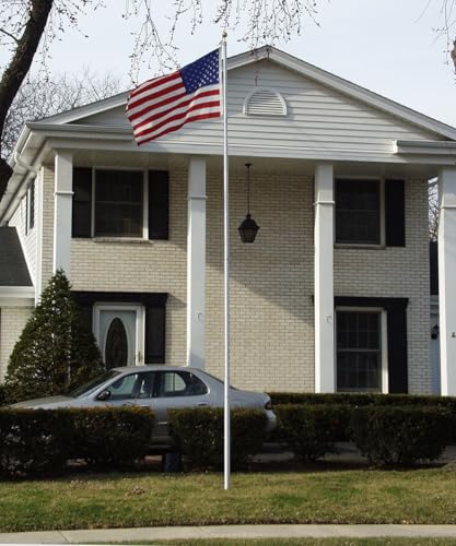 CommerceSigns Telescoping Flagpoles Black Anodized 20'H