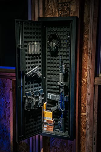 V-Line Tactical Closet Vault Flat Black In-Wall Gun Safe