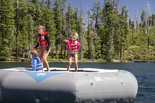 AQUAGLIDE Inflatable Trampoline with C-Deck 14' Multicolor