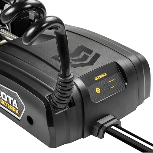 Minn Kota Ulterra Quest 90/115 lb. Thrust Trolling Motor with Dual Spectrum Chirp Sonar, 45" Shaft, Wireless Remote Black