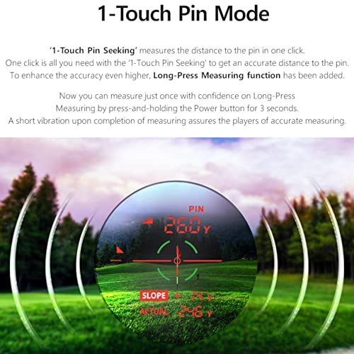Certified Brands Golf Laser Rangefinder with Auto Slope 6X Magnification 700 Yard Range