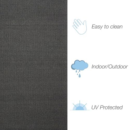 Liora Manne AVALON Indoor/Outdoor Area Rug Durable Power Loomed Polypropylene 8'3" x 11'6" Texture Charcoal