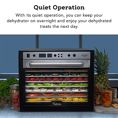 Tribest Sedona SDC-S101-B Supreme Commercial Electric Food Dehydrator Black