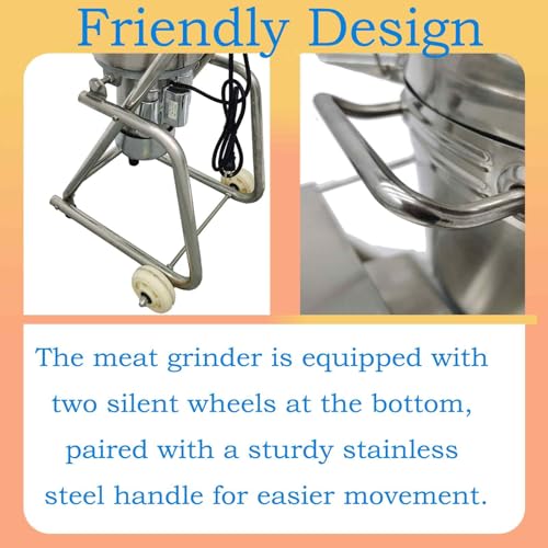 BEILOCKERY 110V 32L Meat and Vegetable Blender Silver
