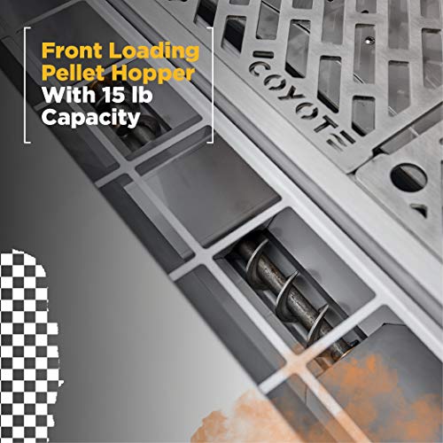 COYOTE OUTDOOR LIVING 36" Built-in Pellet Grill Stainless