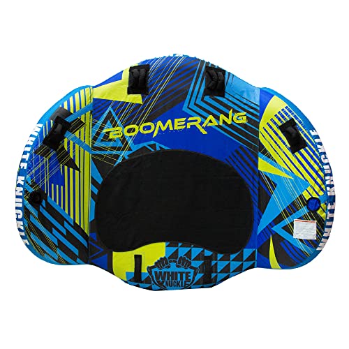 White Knuckle The Boomerang - 3 Rider Inflatable Towable Tube Blue / Yellow