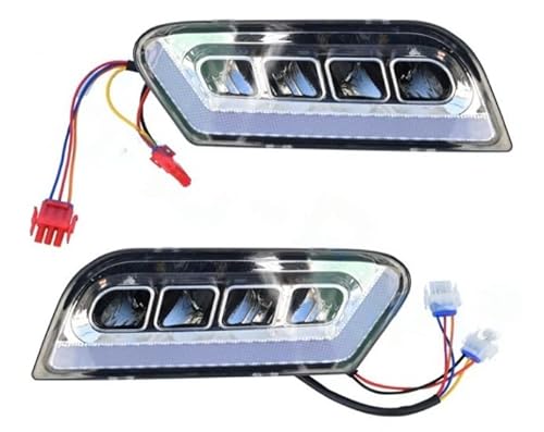 Revenge Golf Cart Parts & Accessories Deluxe LED Light Kit for Club Car Tempo Golf Carts Black
