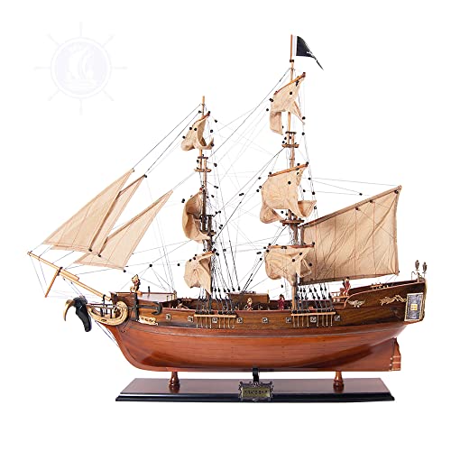 Old Modern Handicrafts Pirate Ship Model Exclusive Edition Brown