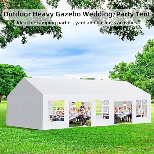 GarveeLife 20x32 FT Heavy Duty Wedding Canopy Tent White