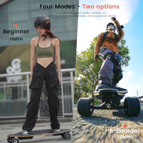 Meepo V5 Electric Skateboard with Remote, 29 Mph Speed, Easy Carry Handle