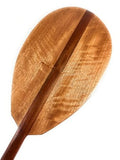 Tikimaster Blonde Curly Koa Outrigger Paddle 60 Inch Steersman