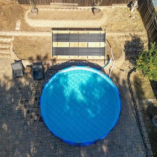 SolarPoolSupply SwimSizzle Ultimate Above Ground Pool Solar Heater - For Pool Size: 30-31ft. Round/Up to 18’x36’ Oval