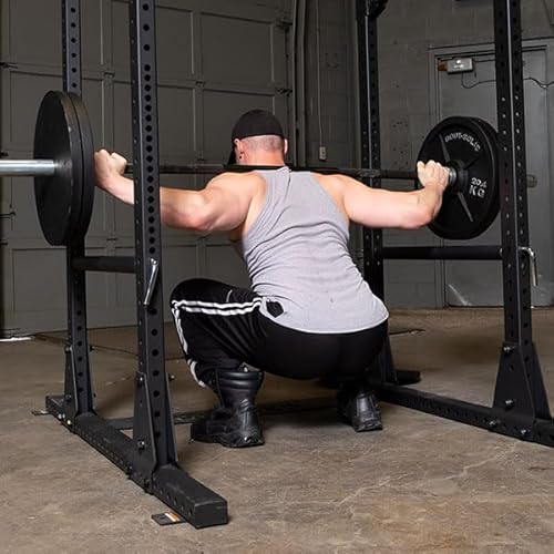 Body-Solid Cast Iron Olympic Weight Plate Set 500lbs with Bar Black