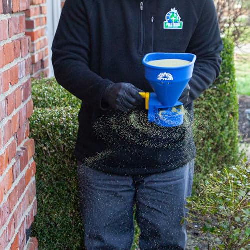 Spyker Winter Weather De-Icing Kit Ergo-Pro Spreader with Handheld Spreader Blue