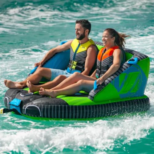 ZUP ZUP Zoom Two 2 Person Towable Tube Lime/Black