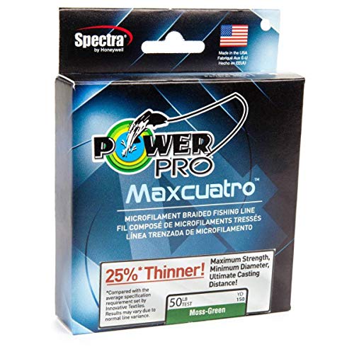 POWERPRO MAXCUATRO 65LB 3000 YDS Green Multi