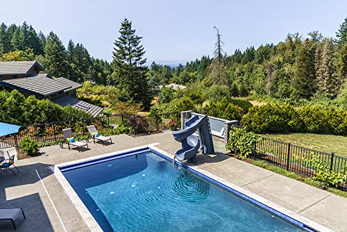 S.R. Smith Pool Slide For In-Ground Pool Gray Granite
