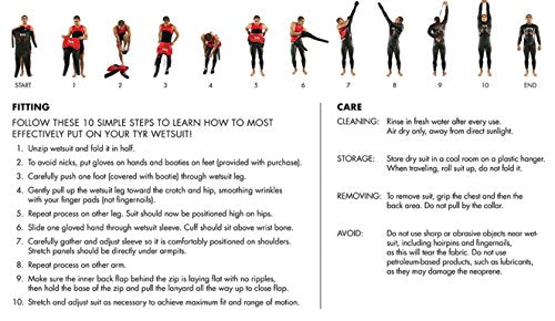TYR Men's Hurricane Wetsuit Category 5 Black/Red