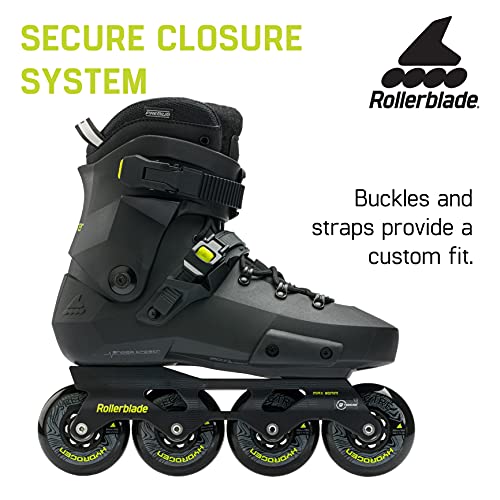 Rollerblade Twister XT Men's Urban Fitness Inline Skates Black/Lime