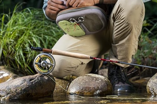 Greys Wing Travel Fly Fishing Rod Red/Grey