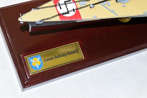 Squadron Nostalgia LLC Bismark WWII German Battleship 36-Inch Mahogany Model