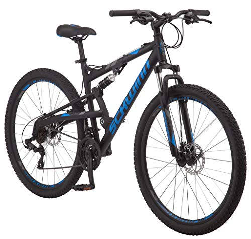 Schwinn S29 Mountain Bike 29-Inch 21-Speed Aluminum Matte Black/Blue