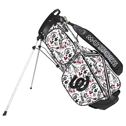 MU Sports 703W7155 Stand Bag White